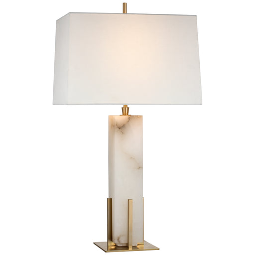Visual Comfort - TOB 3920ALB/HAB-L - LED Table Lamp - Gironde - Alabaster and Hand-Rubbed Antique Brass