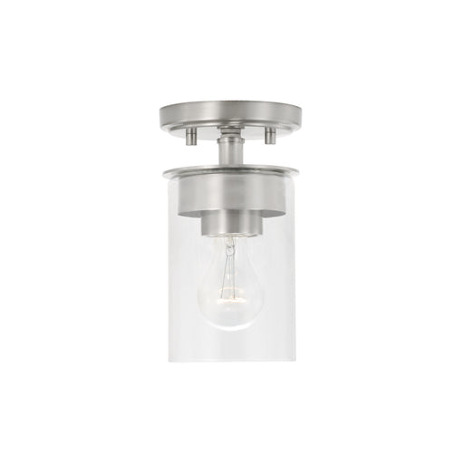 Capital Lighting - 246811BN-532 - One Light Semi-Flush Mount - Mason - Brushed Nickel
