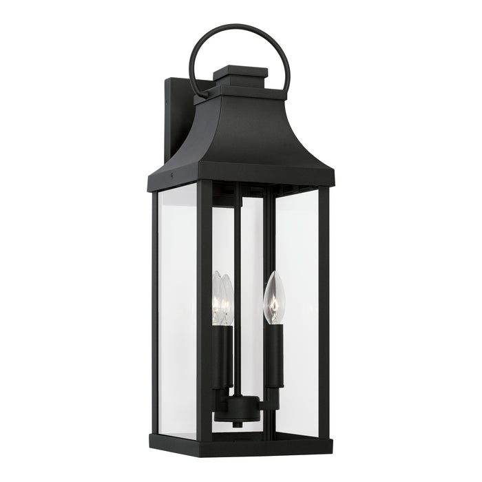 Capital Lighting - 946431BK - Three Light Outdoor Wall Lantern - Bradford - Black