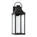 Capital Lighting - 946431BK-GL - One Light Outdoor Wall Lantern - Bradford - Black