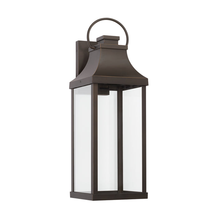 Capital Lighting - 946431OZ-GL - One Light Outdoor Wall Lantern - Bradford - Oiled Bronze