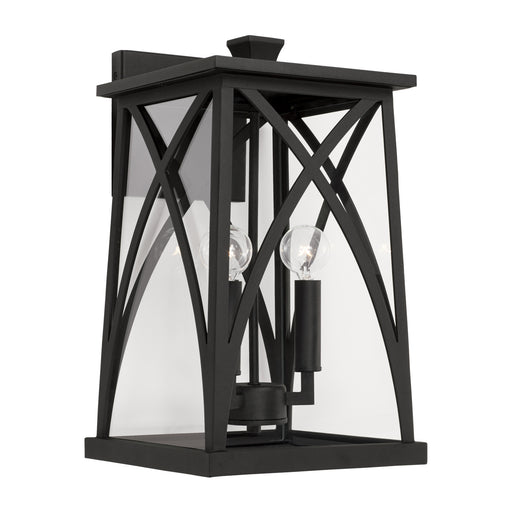 Capital Lighting - 946531BK - Three Light Outdoor Wall Lantern - Marshall - Black