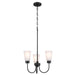 Kichler - 52442BK - Three Light Chandelier - Erma - Black