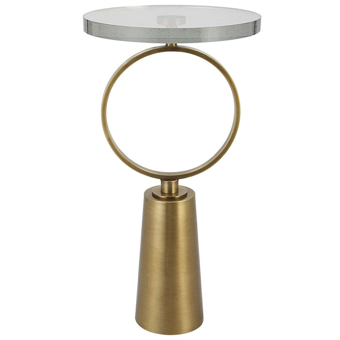 Uttermost - 25178 - Accent Table - Ringlet - Antique Brass
