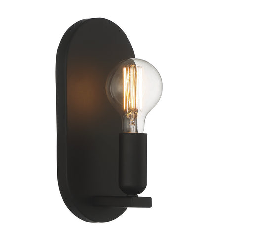 Meridian - M90059MBK - One Light Wall Sconce - Matte Black