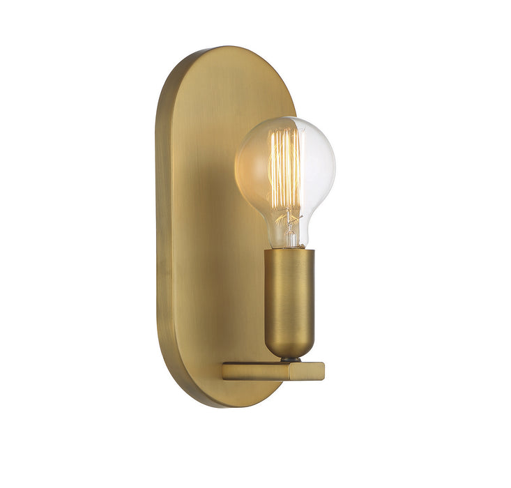 Meridian - M90059NB - One Light Wall Sconce - Natural Brass