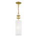 Livex Lighting - 42981-33 - One Light Mini Pendant - Brookdale - Soft Gold