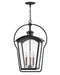 Hinkley - 13302BK - Three Light Hanging Lantern - Yale - Black