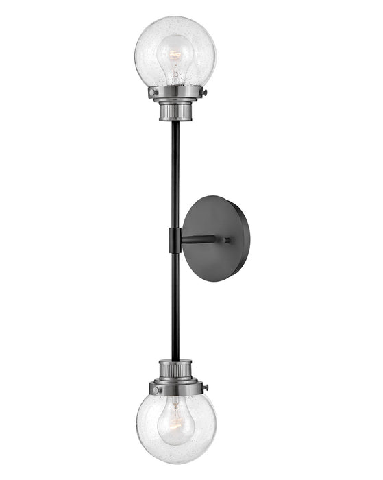 Hinkley - 40692BK-BN - Two Light Wall Sconce - Poppy - Black with Brushed Nickel accents
