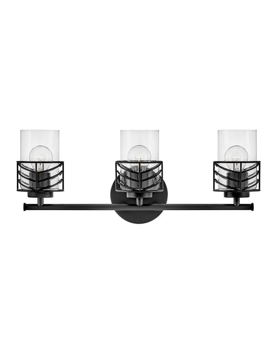 Hinkley - 50263BK - Three Light Vanity - Della - Black