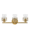 Hinkley - 50263LCB - Three Light Vanity - Della - Lacquered Brass