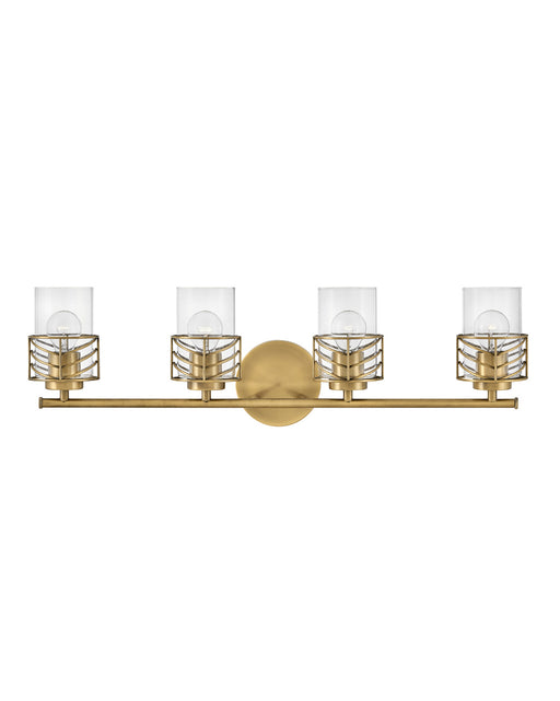 Hinkley - 50264LCB - Four Light Vanity - Della - Lacquered Brass