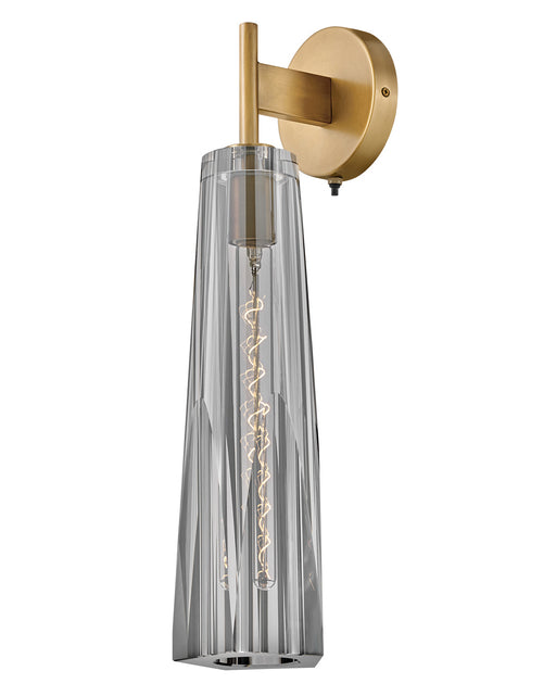 Fredrick Ramond - FR31100HBR-SM - LED Wall Sconce - Cosette - Heritage Brass with Smoked glass