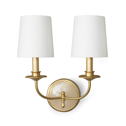 Regina Andrew - 15-1166 - Two Light Wall Sconce - Gold Leaf