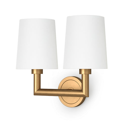 Regina Andrew - 15-1172NB - Two Light Wall Sconce - Natural Brass