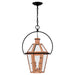 Quoizel - BURD1916AC - Two Light Outdoor Hanging Lantern - Burdett - Aged Copper