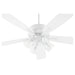 Quorum - 4525-2408 - 52``Ceiling Fan - Ovation - Studio White