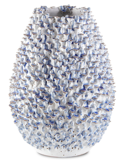 Currey and Company - 1200-0427 - Vase - Blue/White