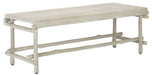 Currey and Company - 2000-0027 - Table/Bench - Portland/Faux Bois