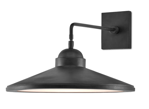 Currey and Company - 5000-0197 - One Light Wall Sconce - Black Bronze/White