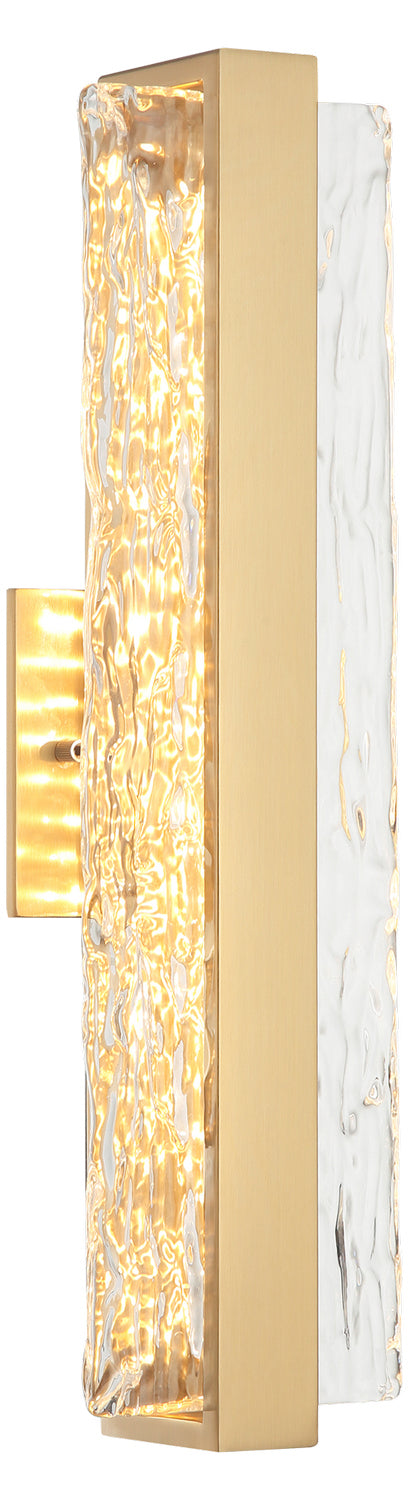 Matteo Lighting - S02018AG - Wall Sconce - Niagara - Aged Gold Brass