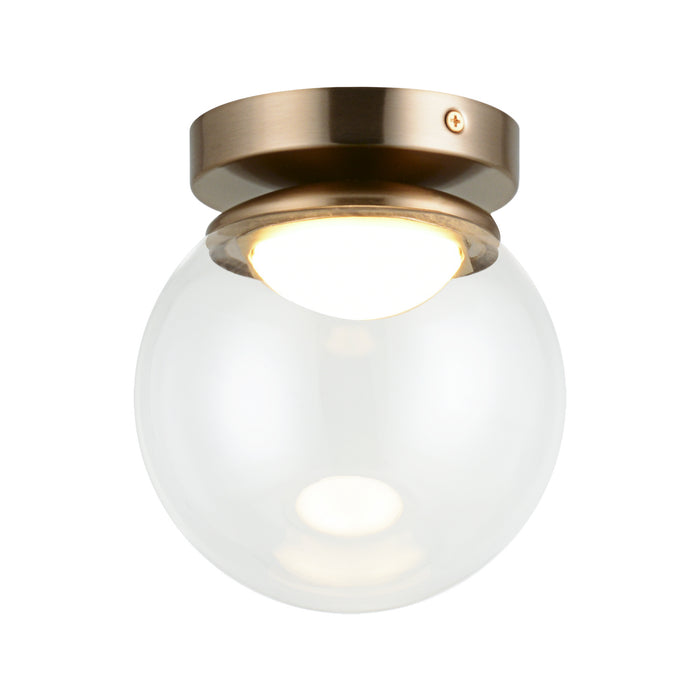 Matteo Lighting - X61301AGCL - Flush Mount - Boble - Aged Gold Brass