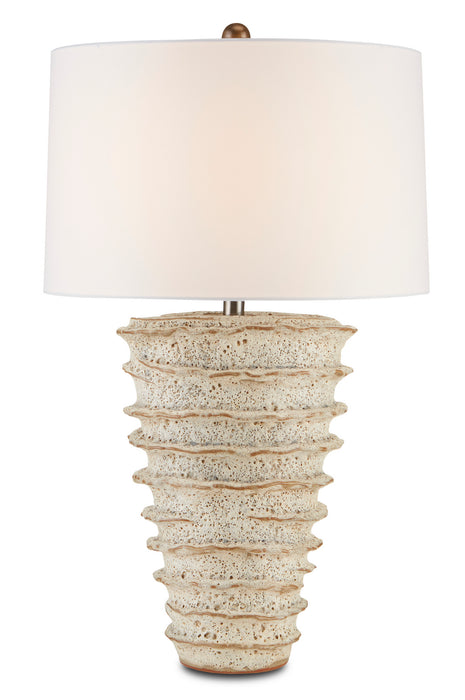 Currey and Company - 6000-0686 - One Light Table Lamp - White Moss