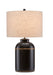 Currey and Company - 6000-0703 - One Light Table Lamp - Black/Gold