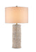 Currey and Company - 6000-0754 - One Light Table Lamp - Whitewashed Water Hyacinth