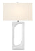Currey and Company - 6000-0775 - One Light Table Lamp - White Marble