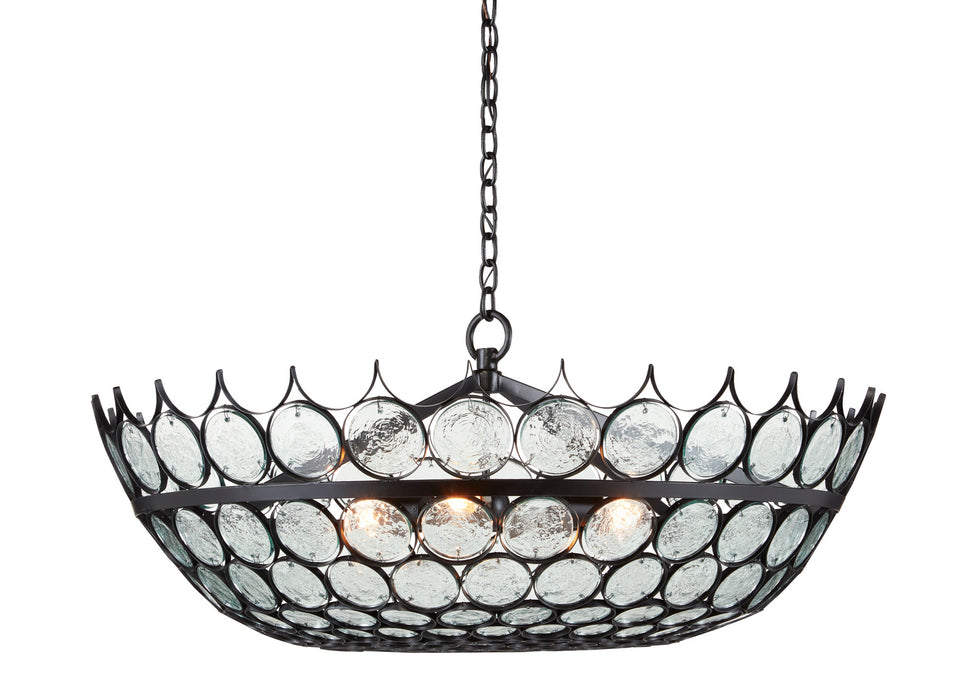 Currey and Company - 9000-0879 - Three Light Chandelier - Bronze