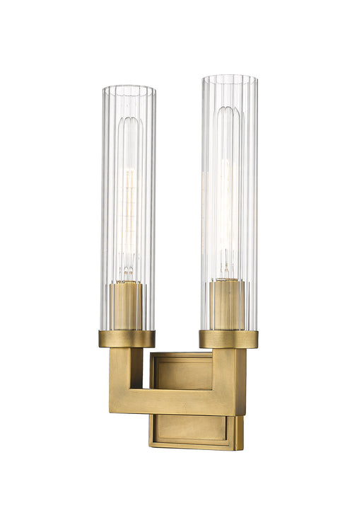 Z-Lite - 3031-2S-RB - Two Light Wall Sconce - Beau - Rubbed Brass