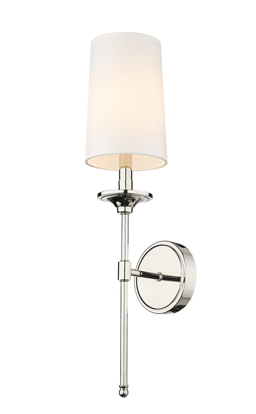 Z-Lite - 3033-1S-PN - One Light Wall Sconce - Emily - Polished Nickel