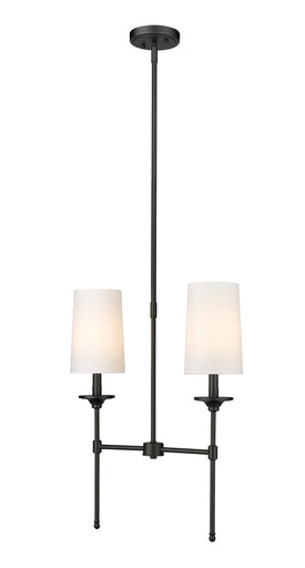 Emily Two Light Linear Chandelier