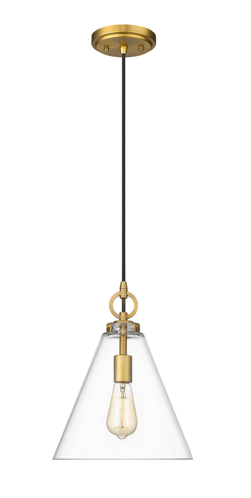Z-Lite - 3034P11-RB - One Light Pendant - Harper - Rubbed Brass