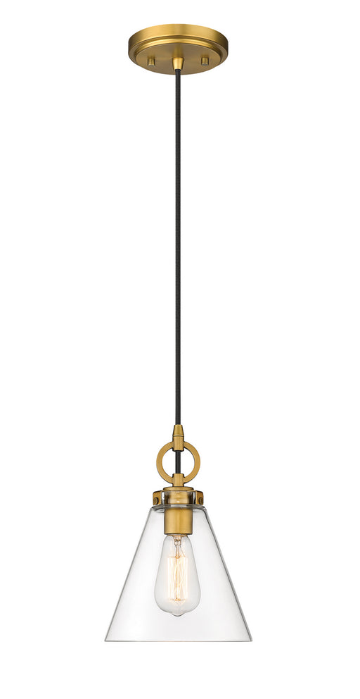 Z-Lite - 3034P8-RB - One Light Pendant - Harper - Rubbed Brass