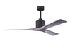 Matthews Fan Company - NK-BK-BW-60 - 60``Ceiling Fan - Nan - Matte Black