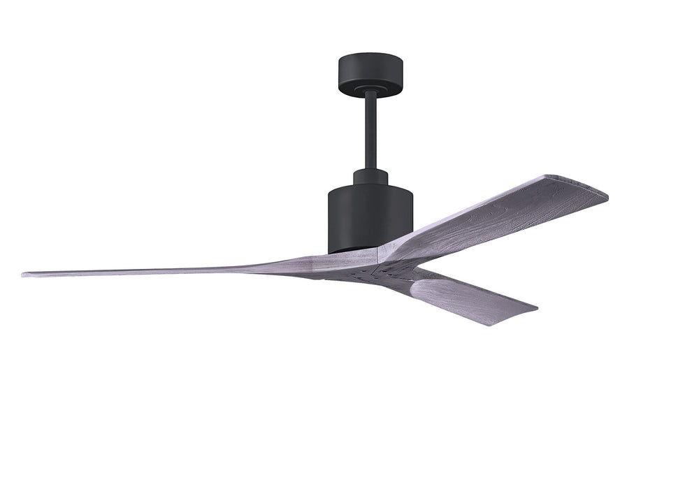 Matthews Fan Company - NK-BK-BW-60 - 60``Ceiling Fan - Nan - Matte Black