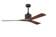 Matthews Fan Company - NK-BK-WA-60 - 60``Ceiling Fan - Nan - Matte Black