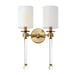 Maxim - 16108WTCLHR - Two Light Wall Sconce - Lucent - Heritage
