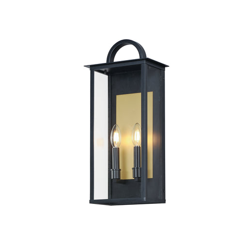 Maxim - 30754CLBK - Two Light Outdoor Wall Sconce - Manchester - Black