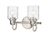 Z-Lite - 340-2V-BN - Two Light Vanity - Kinsley - Brushed Nickel