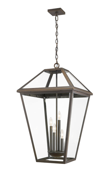 Z-Lite - 579CHXLX-ORB - Four Light Outdoor Chain Mount - Talbot - Oil Rubbed Bronze