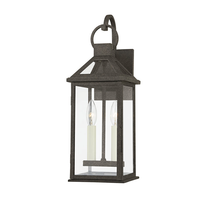 Troy Lighting - B2742-FRN - Two Light Exterior Wall Sconce - Sanders - French Iron