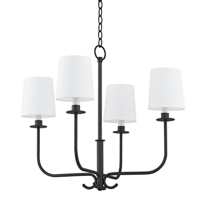 Troy Lighting - F7726-FOR - Four Light Chandelier - Bodhi - Forged Iron