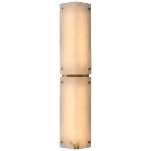Visual Comfort - ARN 2044ALB - LED Wall Sconce - Clayton - Alabster and Hand-Rubbed Antique Brass