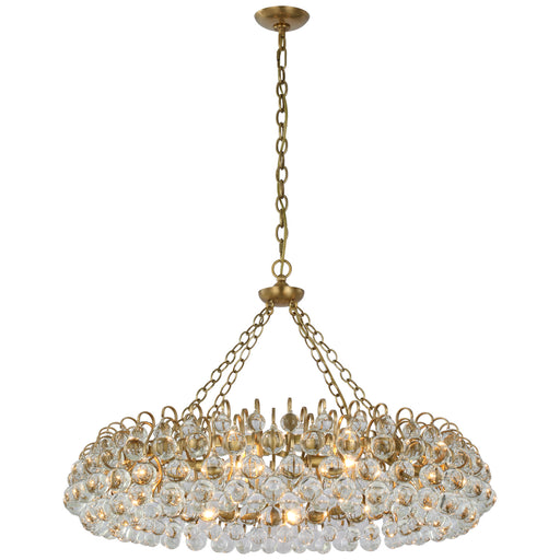 Visual Comfort - ARN 5118HAB-CG - LED Chandelier - Bellvale - Hand-Rubbed Antique Brass