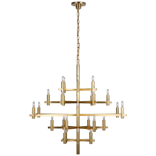 Visual Comfort - CHC 5632AB - LED Chandelier - Sonnet - Antique-Burnished Brass