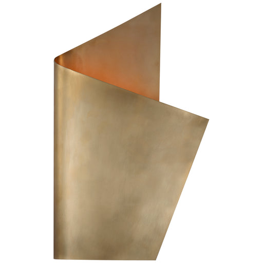 Visual Comfort - KW 2633AB - LED Wall Sconce - Piel - Antique-Burnished Brass
