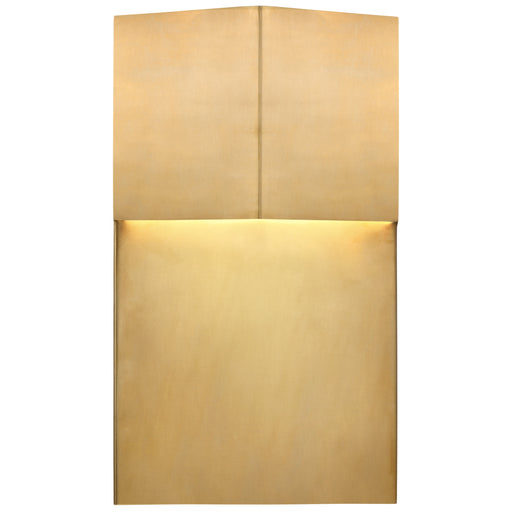 Visual Comfort - KW 2781AB - LED Outdoor Wall Sconce - Rega - Antique-Burnished Brass